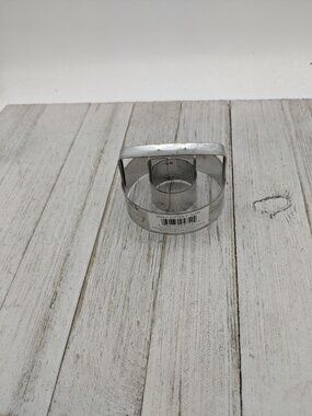 Donut Biscuit Cookie Cutter Metal Aluminum 3"